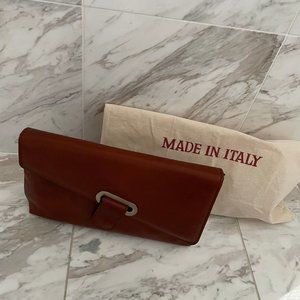 Lilium of Florence_"Elena" Leather Clutch Handbag